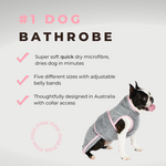 Dog Bathrobe - Pink